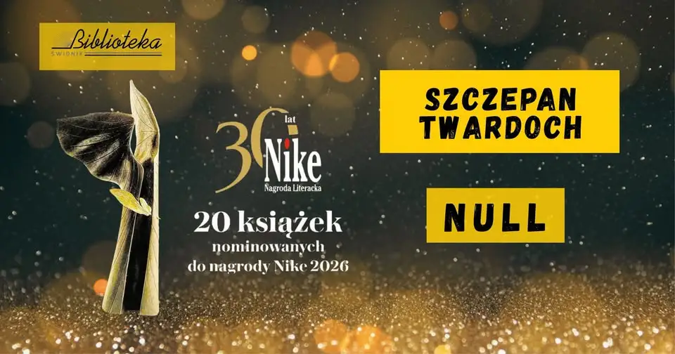 Nagroda Literacka „Nike” dla Szczepana Twardocha – jego książki dostępne w świdnickiej bibliotece
