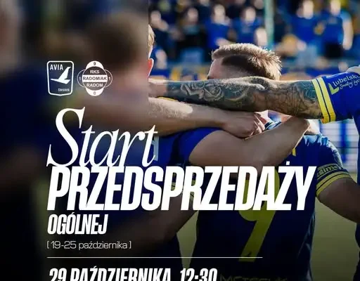 Avia Świdnik zagra z Radomiakiem w Pucharze Polski – bilety już w sprzedaży
